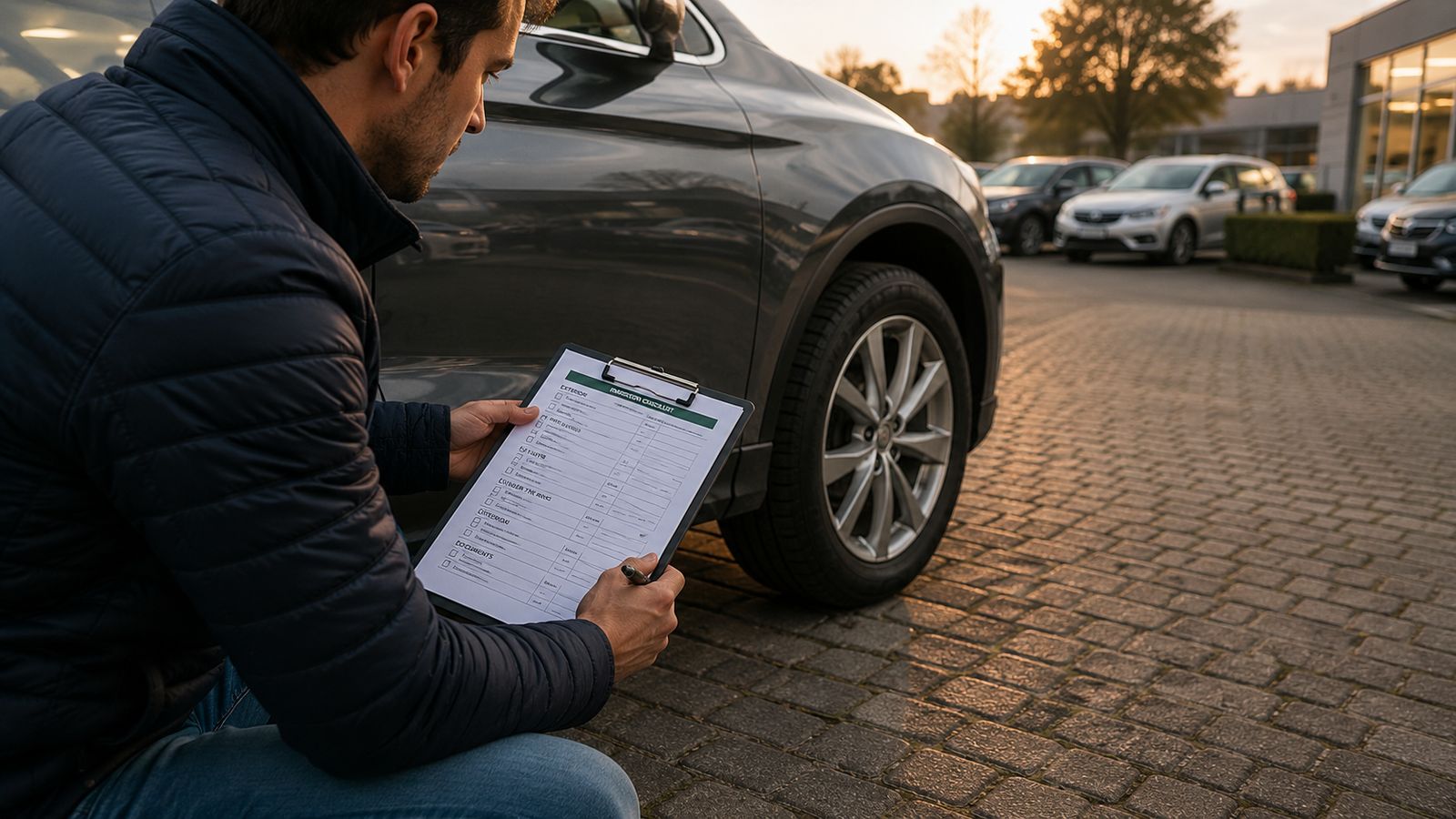 La lista de comprobación de 15 puntos para inspeccionar un coche usado